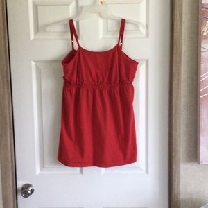 Bobbie Brooks Size Large Strappy Top With Ruffle